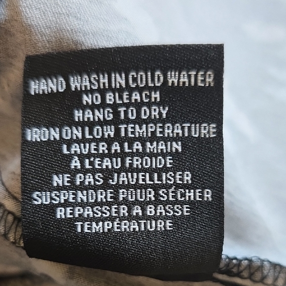 Jules & Leopold Black Floral Straight Leg Pants – Women’s Large - Picture 8 of 8